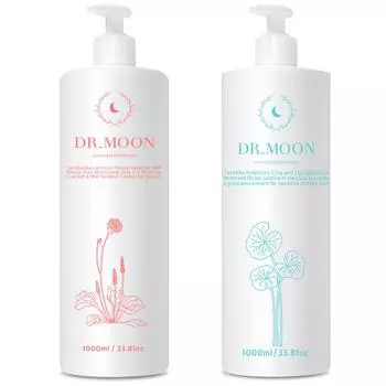 Доктор. Moon Lactobacillus Lactocare Plantain Herb Женское очищающее средство 1000 мл + Centella Cica Care Гель для душа 1000 мл Набор, 1 набор, 1 л