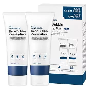 Доктор. Очищающая пенка Bang Gi-won Nano Bubble, 200 мл, 2 шт.