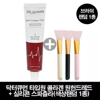 Доктор. Qman Type One Collagen One Hundred Premium 60 г + Dr.. Силиконовый шпатель Qman, 1 шт., 1 шт.