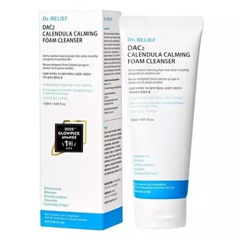 Доктор. Relief Hypoallergenic Moisture Успокаивающая очищающая пенка, 1 шт., 120 мл