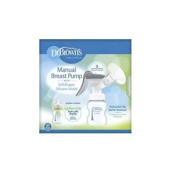 Доктор. Ручной молокоотсос Brown s SoftShape
