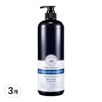 Доктор. Шампунь-бальзам Seed Super Seed Balm Revitalize Bebe Musk, 1000 мл, 3 шт.