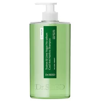 Доктор. Шампунь Vegan Oily Care Cool Hair Loss с семенами чайного дерева и лаймом, 1 л, 1 шт.