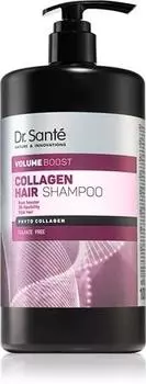 Доктор. Укрепляющий шампунь Sant Collagen для улучшения густоты и предотвращения ломкости волос. TU прозрачный
