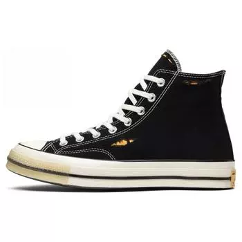 Доктор. Woo x Converse Chuck Taylor All Star 1970s Hi Коллаборация Слеза Глаза Ломающийся Кристалл Хайтопы Эспадрильи Унисекс Черный 38