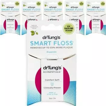 Доктор. Зубная нить Tung s Smart Pross 27 м, 1 шт., 6 шт.