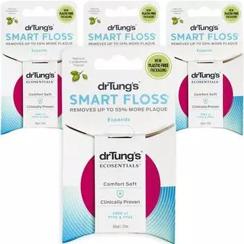 Доктор. Зубная нить Tung s Smart Pross 27 м, 1 шт., 4 шт.
