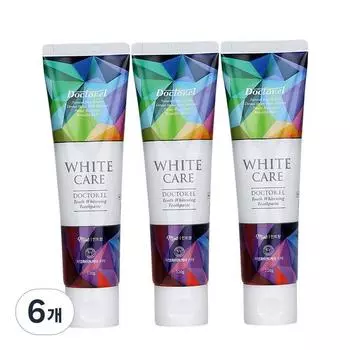 Доктор. Зубная паста EL White Care для устранения неприятного запаха изо рта, отбеливающая зубы, 120г, 6 шт.