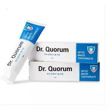 Доктор. Зубная паста Quorum Optic White Dr.. Отбеливающая зубная паста Quorum Optic Care 2 шт., 120 г, 2 шт.