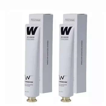 Доктор. Зубная паста Wisdom W отбеливающая 100г 2шт