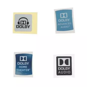 Dolby Surround Sound Этикетки Наклейки для ноутбуков Декор для рабочего стола Наклейки своими руками