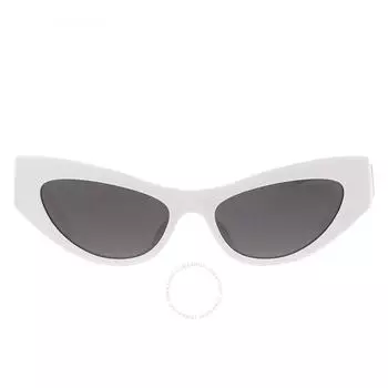 Dolce Gabbana Dark Grey Cat Eye Ladies Sunglasses DG4450F 331287 52