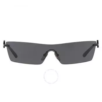 Dolce Gabbana Dark Grey Shield Ladies Sunglasses DG2292 01 87 37