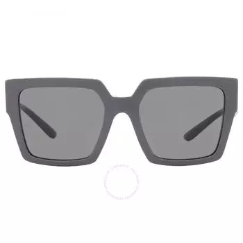 Dolce Gabbana Dark Grey Square Ladies Sunglasses DG4446B 309087 53