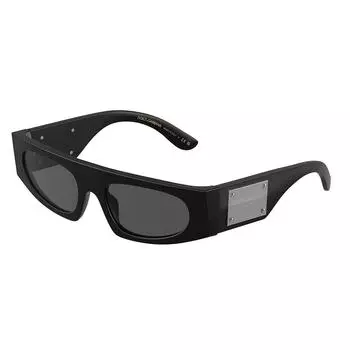 Dolce Gabbana DG 4411 252587 54 мм Женские прямоугольные солнцезащитные очки матовые черные