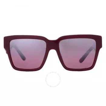 Dolce Gabbana Pink Mirror Gradient Square Ladies Sunglasses DG4436 30917E 59