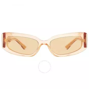 Dolce Gabbana Светло-оранжевые женские солнцезащитные очки «кошачий глаз» DG4445 3046 7 54