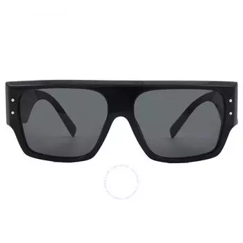 Dolce Gabbana Темно-серые квадратные женские солнцезащитные очки DG4459 501 87 56