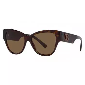 Dolce Gabbana Женские коричневые солнцезащитные очки 54 мм DG4449 502 73 54 Гавана
