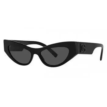 Dolce Gabbana Женские солнцезащитные очки 52 мм черные DG4450F 501 87 52 черные