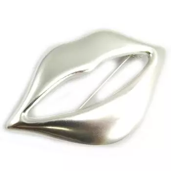 Dolce Vita [L6743] - Дизайнерская брошь Bisou серебро