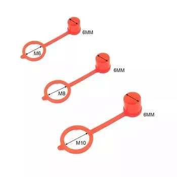 Долгосрочное использование Grease Zerk Защита Ниппеля Фитинг Пылезащитный Чехол M6