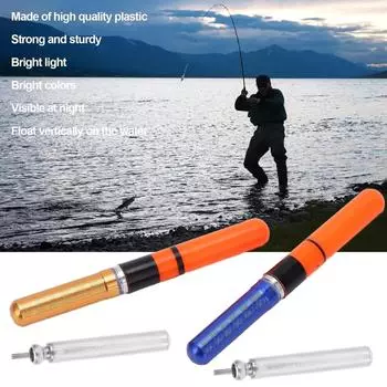 Долговечная батарея CR322 CR425 с электронной кнопкой ночного свечения для любителей рыбалки и владельцев магазинов снастей A