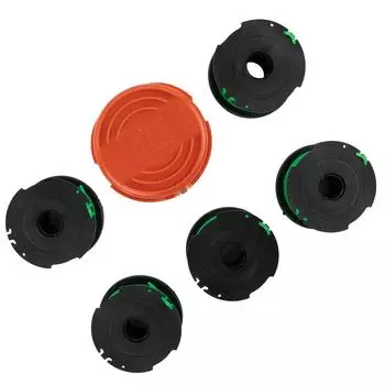 Долговечная катушка для триммера + колпачок, совместимый с Black & Decker GL7033 GL8033 GL9035, надежная работа CHINA