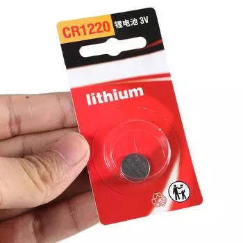Долговечная круглая батарейка CR1220 CR1220 3V литиевая батарейка-таблетка для часов калькуляторов электроники