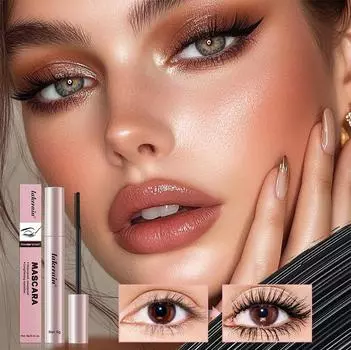 Долговечная подкручивающая тушь для ресниц — водостойкая и не размазывается для густых ресниц 6g