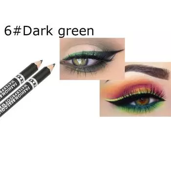 Долговечная подводка для глаз 2в1, подводка для губ, карандаш, водостойкие тени для век, ручка для макияжа, модная женская косметика 6