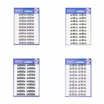 Долговечные самоклеящиеся накладные ресницы Густые накладные ресницы Бесклеевые накладные ресницы Макияж Style C1