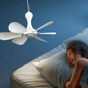 Долговечный 6 Мягких Лопастей Срок Службы Батареи Потолочный Вентилятор Кемпинг Общежитие Хозяйственные Товары
