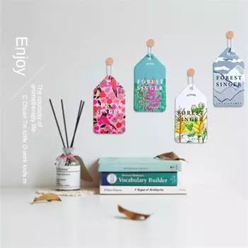 Долговечный ароматизатор Four Seasons Fresh Air Suspension Design Удаляет запахи Автомобильные и Аксессуары Духи 3 Упаковка Подвеска