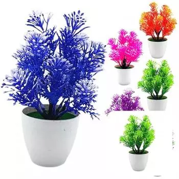 Долговечный искусственный цветок бонсай, жизненный практический маленький цветок, имитация горшечных растений