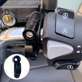 Долговечный крючок для хранения руля Высокопрочный прочный крючок для хранения руля Вешалка для сумки для скутера серебряный