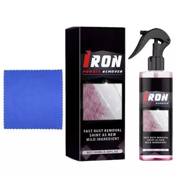 Долговечный очиститель ржавчины на металле, 100 мл, спрей для чистки колес и шин автомобиля, эффективное средство для ухода за колесами, средство для удаления ржавчины с металлических колес автомобиля CHINA