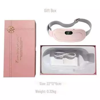 Долговечный согревающий пояс и массажер: Идеальный подарок для облегчения менструального цикла AFS-971S розовый