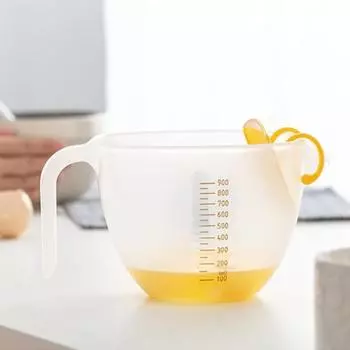 Долговечный весовой маркер, фильтрация пены, сверхмощная, высокоточная мерная чаша для измерения жидкости для хлебобулочных изделий, яиц, мерная чашка для жидкости белый
