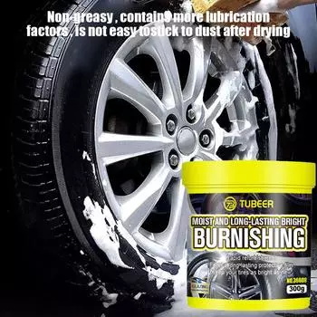 Долговечный воск для блеска шин, блеск для автомобильных шин, чернение, уход за шинами автомобиля, крем для ухода за шинами Ca N0B3 Black-1