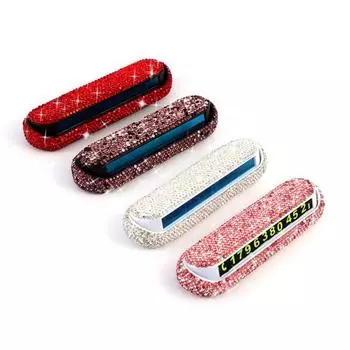 Долговечный знак временной парковки, блестящая прочная скрытая номерная табличка, карта временной парковки розовый