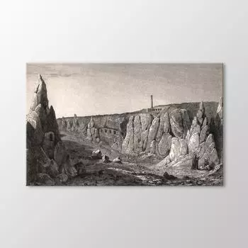 Долина обелисков, картина Ургупа Невшехир