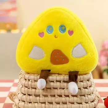 Doll Activity Gift Stuffed Toy Prize Claw Doll Triangle Bread About 25cm/color random