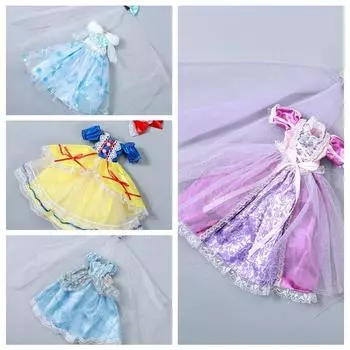 Doll Cloth 30cm Doll Dress Princess Dress 11 Inch BJD Dolls Accessories Children Gift B