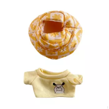 Кукольная одежда, костюмы со шляпой, мягкий реквизит для фотосъемки, симпатичная одежда своими руками для 15 см/17 см Puppy