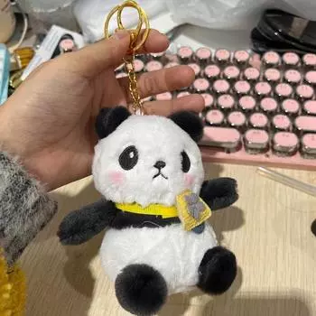 Doll Cute Panda Keychain Plush Trend Female