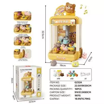 Doll Grabbing Machine Large Children S Toy Clip Doll Egg Twisting Machine Girl Boy Mini Household Birthday Gift