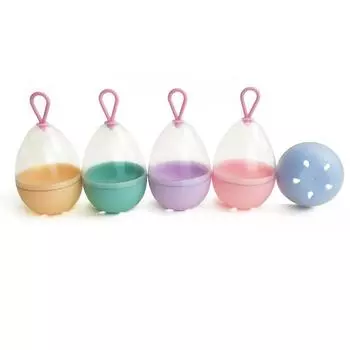 Doll Pendant Egg Shaped Rack Dustproof Bag Doll Storage Bag New Beauty Egg Stand Sponge Beauty Egg Color Random