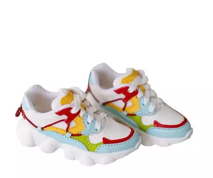 Doll Shoes Sports Shoes Sneakers Platform Shoes [Dolly Para] 3/4 (4/4, Orange)