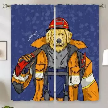 Dollar Cat Bedroom Blackout Curtains for Living Room Shade Curtain Tiebacks Home and Decoration Ready Curtains Cheap Tentacles W50xH70cmx2pcs-CL